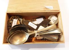 A Victorian mourning brooch dated 1858 with plaited hair and black enamel decoration,