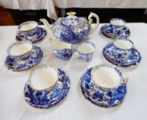 A Royal Crown Derby bone china part tea and coffee service 