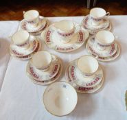 A Shelley tea service 