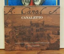 A collection of prints of etchings after Canaletto,