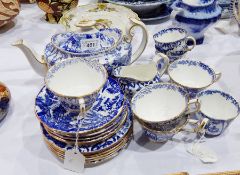 A Royal Crown Derby bone china part tea and coffee service 