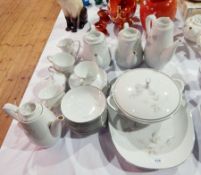 A Noritake china Rowena part dinner and tea service
