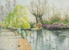 Jean W Dalglaesh Watercolour drawing 