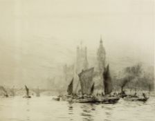 William Lionel Wyllie (1851-1931) Etching 