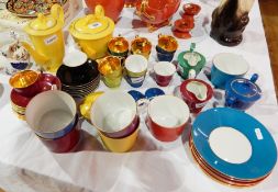 A quantity of Noritake coffee and tea ware including coffee cups and saucers and a tea and coffee