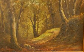 A E Gardner (contemporary) Oil on board Lakeland scene, signed and dated 1-65,