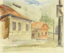 F Lucas-Brewer Watercolour drawing 