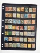 Spain and Colonies early issue stamps on album pages and stock sheets