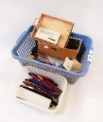 A quantity of Parker Superquick permanent red, blue and black ink,