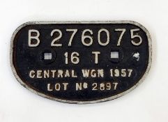 A railway sign 