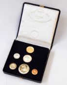 1967 Canadian proof set including gold 20 dollar