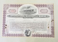 1920 share certificate, set players famed cigarette cards,