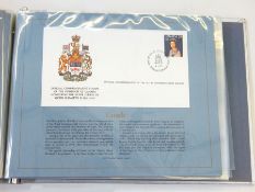 52 Royal Commonwealth Society covers for silver jubilee of Queen Elizabeth II in Franklin Mint