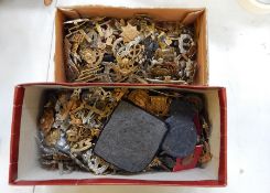 Large collection of British military cap badges (2 boxes),