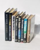 Large quantity of Dick Francis novels, some signed, incl:- 