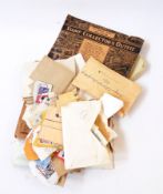Accumulation of world and GB stamps mostly on piece,