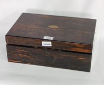 Brass-mounted coromandel writing slope,