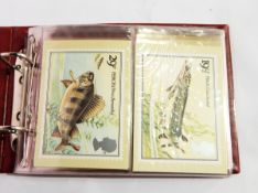 Two Victorian scrap albums and a quantity of postcards (1 box)