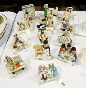 A collection of 13 china fairings to include 