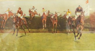 After Lionel Edwards Colour hunting print and After Cecil Aldin Colour hunting print each signed