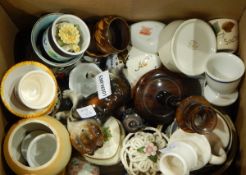 Quantity of decorative ceramics to include Wade, etc.