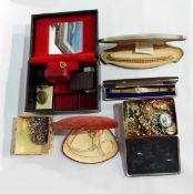 Quantity costume jewellery including Lotus simulated pearls