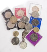 1946 half crown in pendant mount,