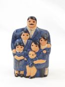 Lisa Larson Gustavsberg pottery family group,