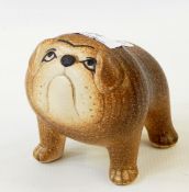 Lisa Larson Gustavsberg model dog, signed and dated 