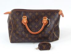 Louis Vuitton style Speedy bowling bag,