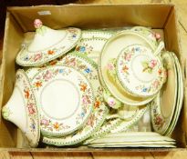 A Coalport part dinner service in the 