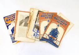 Railwayana A large quantity of the magazine 