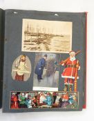 Two scrap albums of greetings cards
