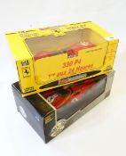 A Jouef Evolution 1:18 Ferrari 330 P4, an Eagle's Race and a Ford GT40 MKII No.