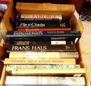 A quantity of books on art and antiques including Sotheby's Art at Auction,