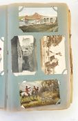A collection of early/mid 20th century postcards (2 albums)