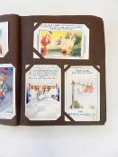 Assorted 20th century postcards including humorous by Bamforth, Purser, Attwell, McGill, Dudley,