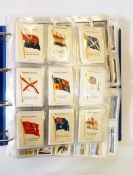 Blue cigarette card album including Kensitas Silks 