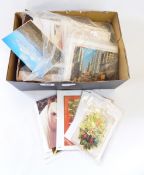 Quantity of postcards,