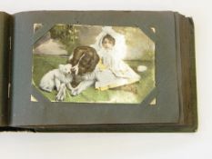 Two albums of early/mid 20th century postcards including views, humour, celebrities, etc.