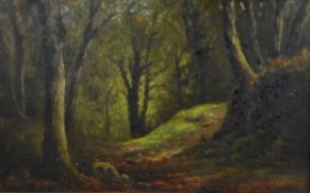 A E Gardner (contemporary) Oil on board Lakeland scene, signed and dated 1-65,