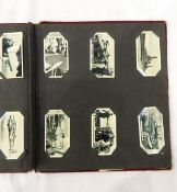 A quantity of various cigarette cards in card and other albums