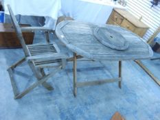 Garden table and chairs