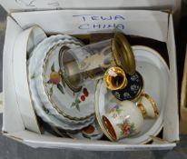 A quantity of Royal Worcester 'Evesham' pattern flan dishes, tureen, etc.