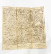 Two German military maps, 1890 