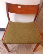 Set of eight Maples hardwood dining chairs, 'Chichester',