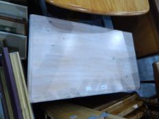 A lime pined blanket box