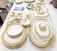 A Royal Doulton 'Sonnet' pattern table service comprising coffee set, dinner plates, tureens,