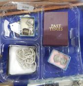 Silver Mizpah brooch,