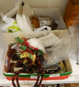 A large quantity of foreign coinage and banknotes and two African Safari Club of New York medals (2